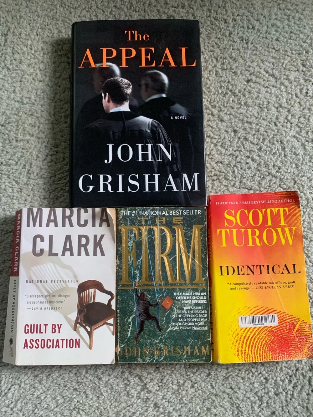 Four Legal Thriller Novels